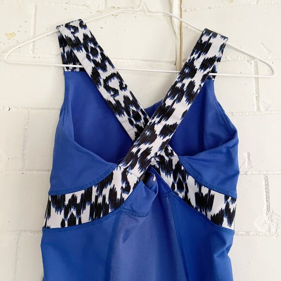 LULULEMON Push Ur Limits Tank Sprinkler Blue Ikat 4 - Picture 6 of 8